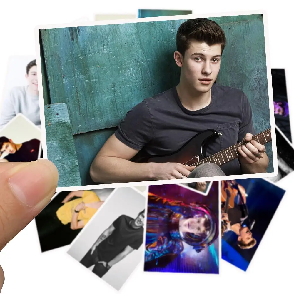 22 шт./упак. известной певицы Shawn Mendes настенные наклейки для детской бар Чемодан скейтборд для мобильных устройств на детская игрушка, наклейки на ногти