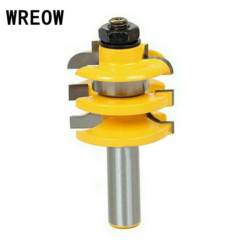 1/2'' Shank Rail Stile Router Bit Woodworking Tool Ogee Stacked Bearing