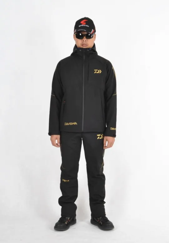 2018 Men Fishing Clothing Long Sleeve Winter Windproof Mens Fishing Clothes Sets Daiwa Jacket