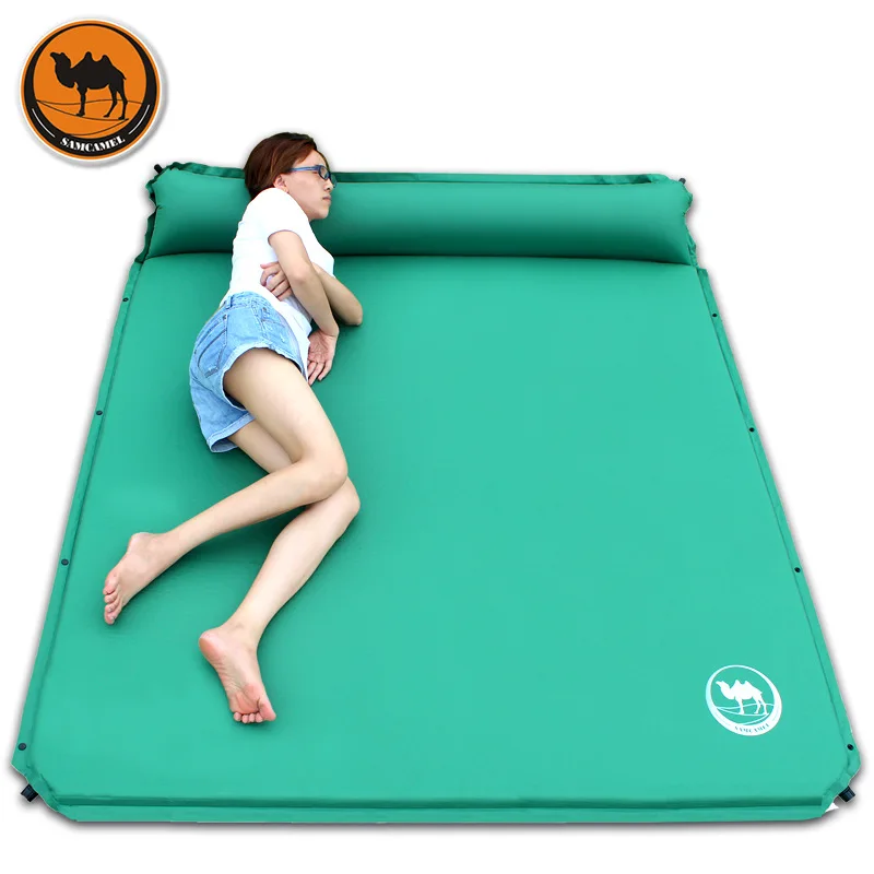 Automático ao ar Mat para 2 Cs 033 3 Ampliou 160 Centímetros Colchão Inflável Livre Almofada 190 160 3.5 cm Grande Spack Camping Pessoas