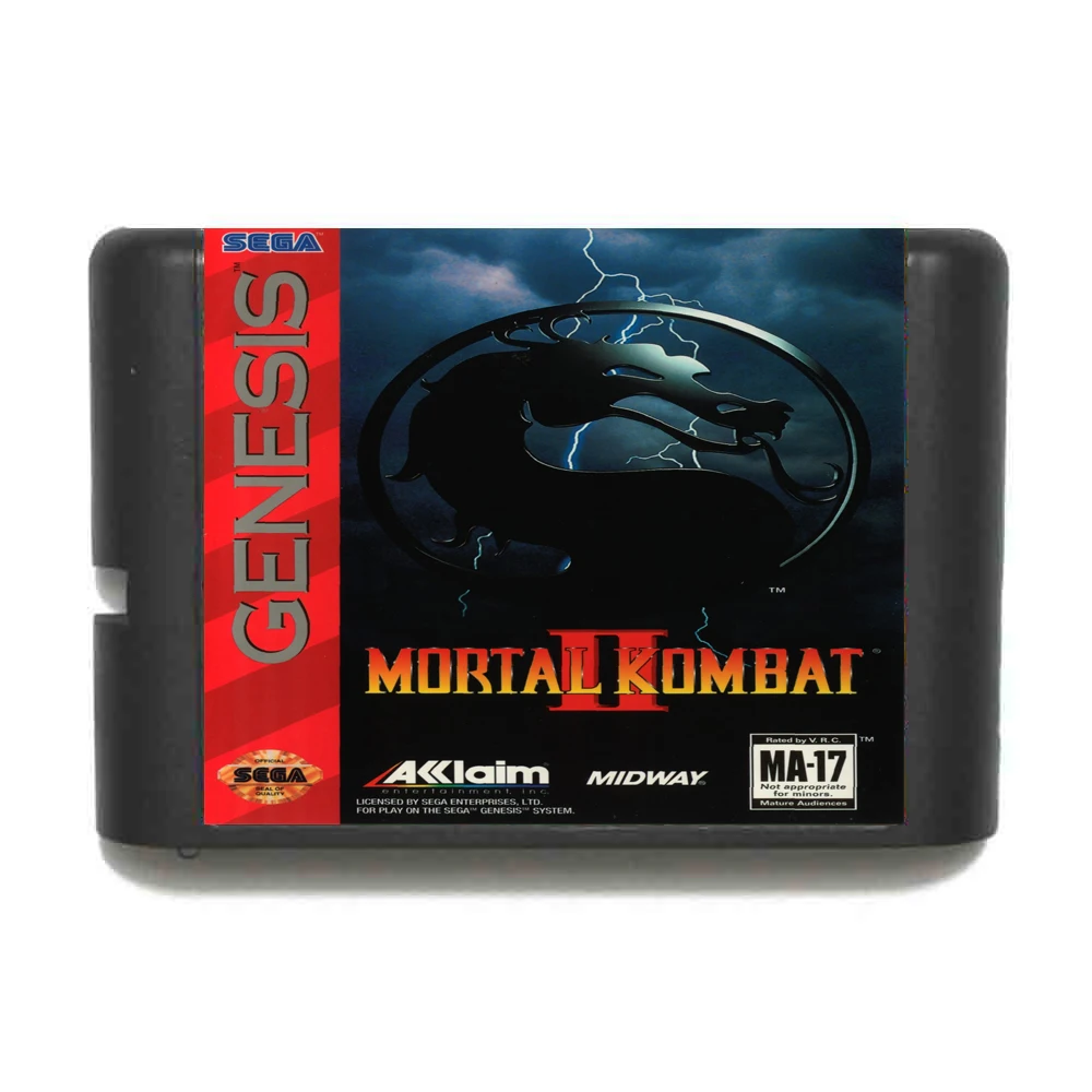 

Mortal Combat II 16 bit MD Game Card For Sega Mega Drive For Genesis