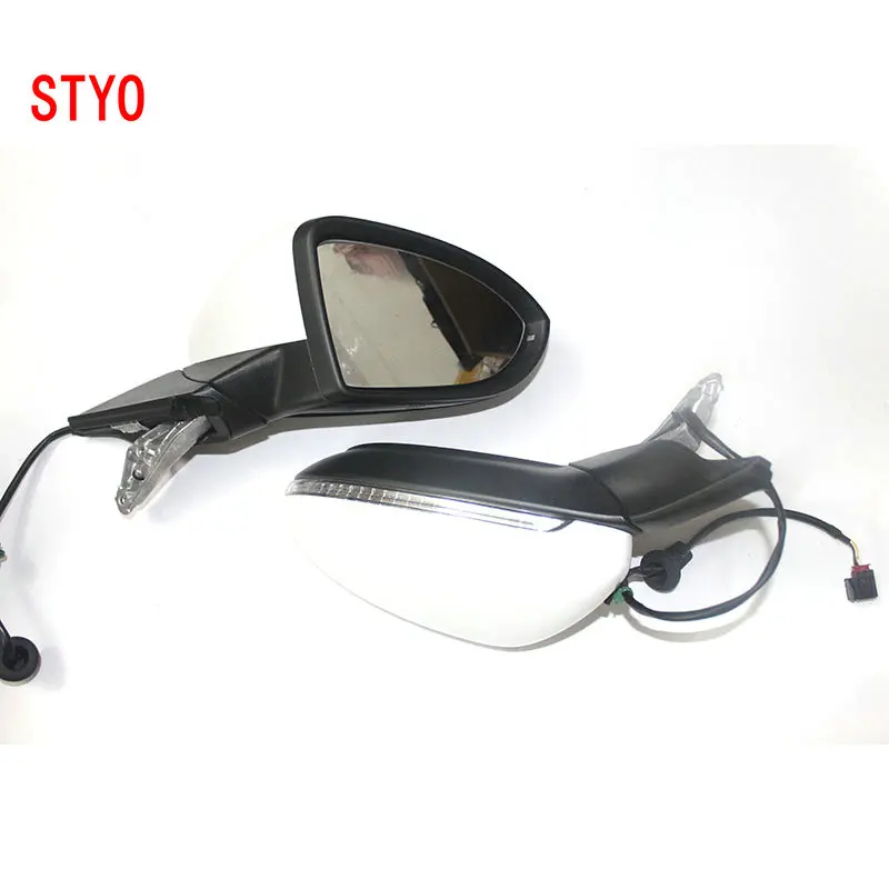 STYO Car no have electric folding Rearview mirror for VW Golf 7 mk7