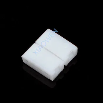 

LED strip connector HOT SALE 25pcs 10mm 2 pin for 5050 single color , NO welding strip connector for strip jointing