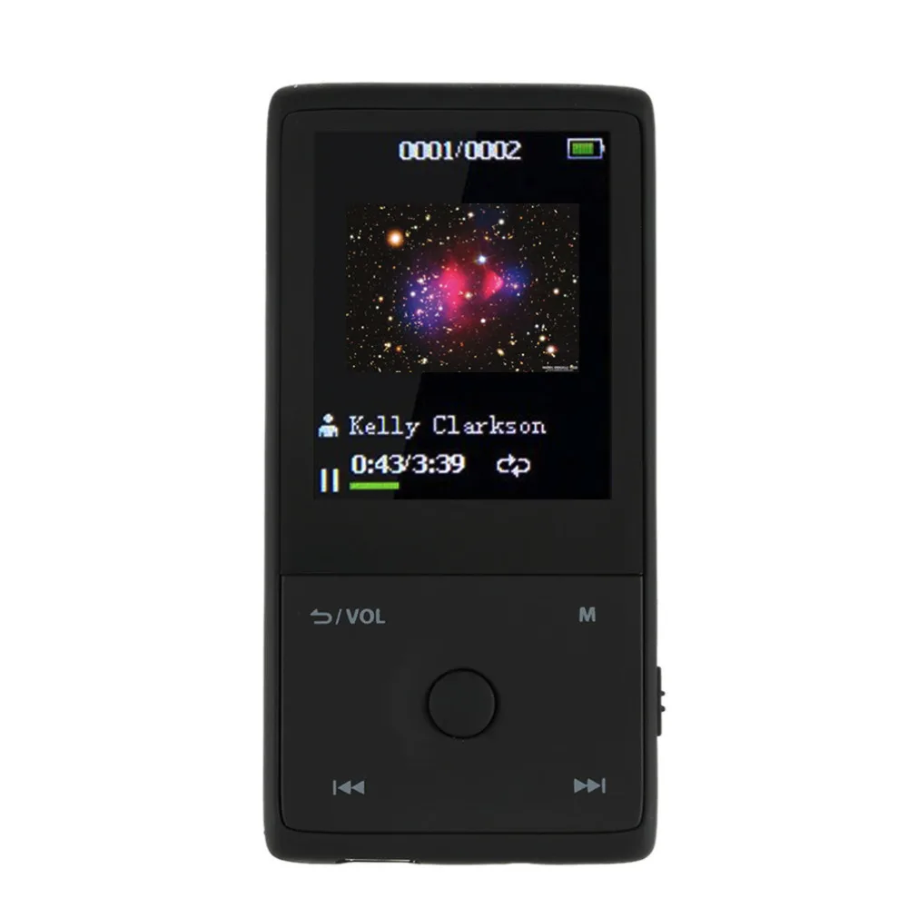 

HOTT MU1036 Bluetooth MP3 Player 8GB 1.8 Inch Screen Sports MP3 music player high quality lossless Recorder FM,E-Book,Clock,usb