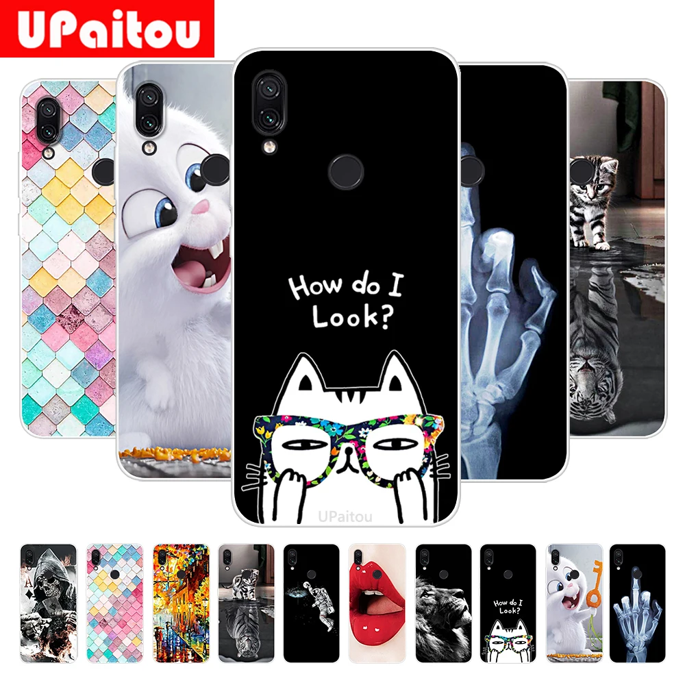

UPaitou Colorful Painting Case for Xiaomi Redmi Note 7 Pro Case Soft TPU Ultra Thin Back Cover Phone Case For Redmi Note7Pro Bag