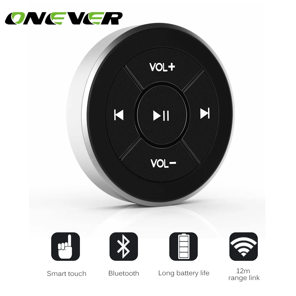 Onever Universal Wireless Bluetooth Car Steering Wheel Remote Control
