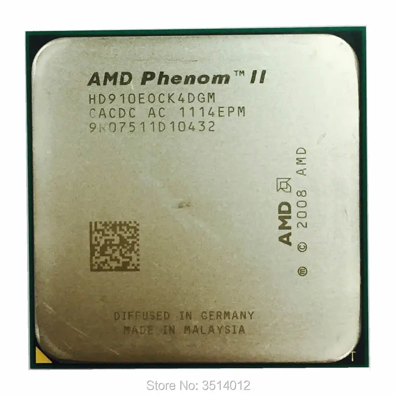 Четырехъядерный процессор AMD Phenom II X4 910E 2,6 ГГц hd910elock 4dgm Socket AM3