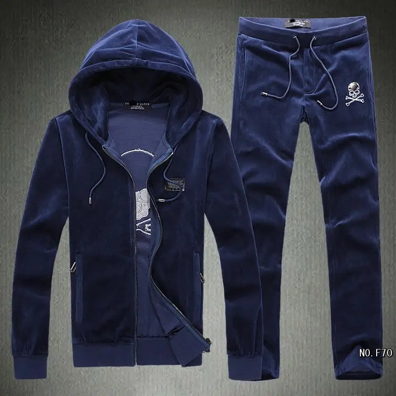 2015 New men's velvet tracksuits Sport Suits Autumn/Winter collection ...