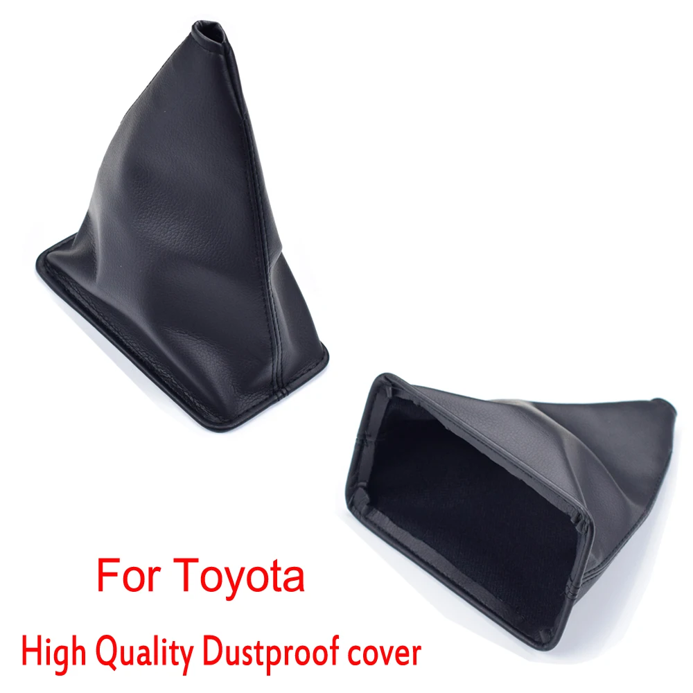

Car manual type Gear shift knob lever Collar Dustproof cover Gaitor Boot For Toyota YARIS Corolla Verse RAV4 AVENSIS YARIS VITZ.