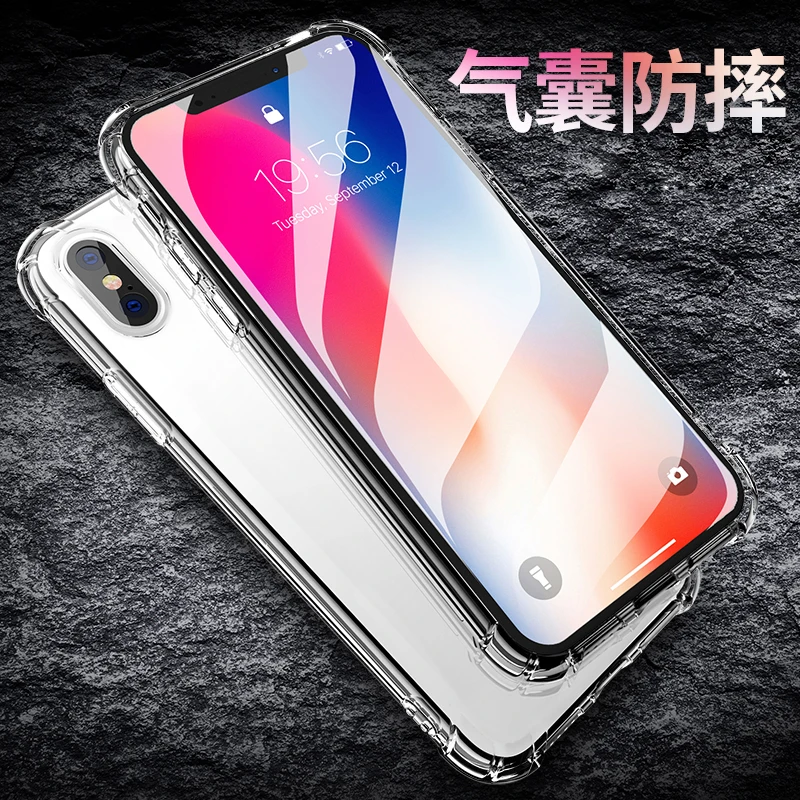 Anti Fall Soft TPU Air Case for iphone XS MAX XR in Flip