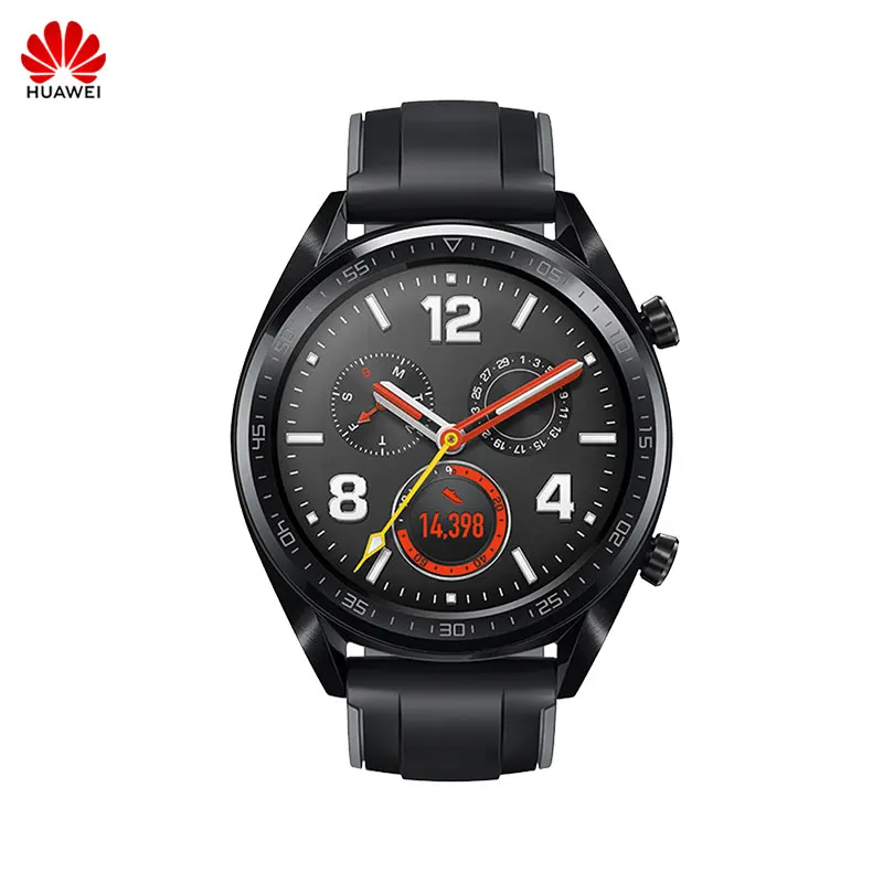 Huawei Watch GT уличные спортивные умные часы с поддержкой gps NFC цветной экран 5 атм водонепроницаемый напоминание о звонках для Android iOS