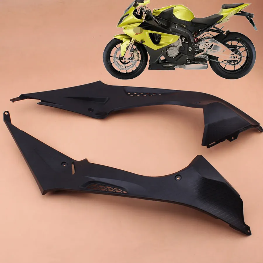 

1pair Motorcycle Sticker Black Plastic L&R Gas Tank Side Cover Panel Fairing For BMW S1000RR 1000 RR 2012 2013 2014