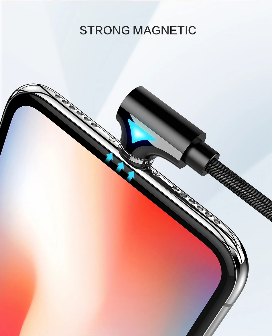 Магнитный usb-кабель FLOVEME 1 м, 2 а для iPhone XS, USB зарядное устройство, Micro usb type C для samsung Galaxy S9 Plus, Note 10, кабели для зарядки