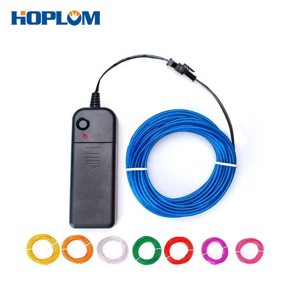 

EL Neon Lights with Portable AA Battery Inverter for Halloween Christmas Party DIY Decoration