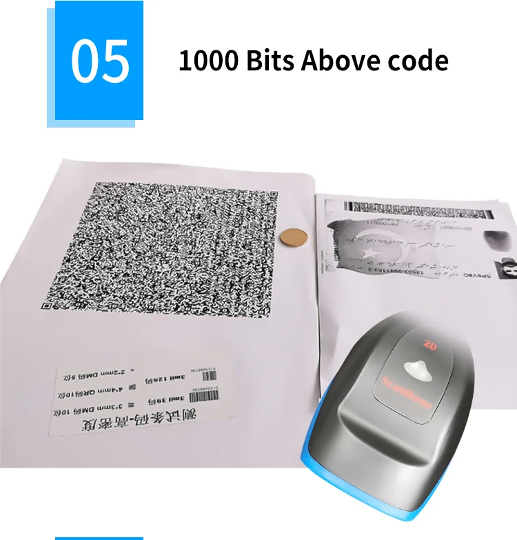 Scanner de Código de Barras sem Fio Dpm sem Fio Scanhome Milhão Pixels - 2d Código Carregamento Automático Sh-5000-ghd 1 1d 8 fio 1 milhão pixels 1d 2d código