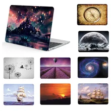 Жесткий чехол с принтом для ноутбука, оболочка для Apple Macbook Air Pro retina Touch Bar& ID 11 11,6 12 13 13,3 15 16 дюймов