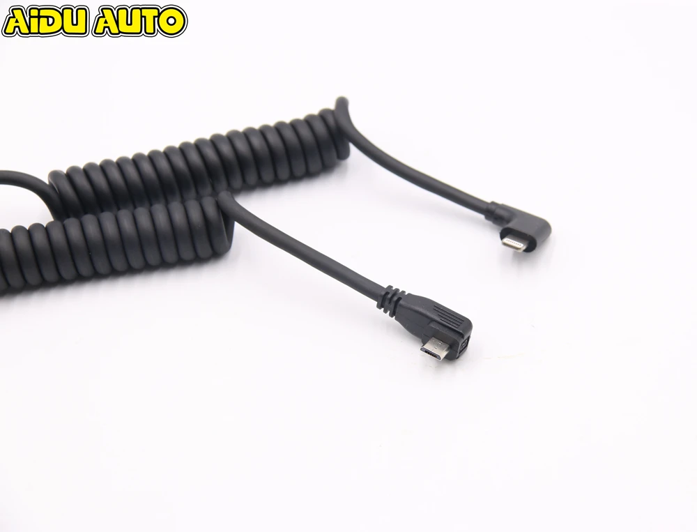 Кабель Micro USB для зарядки и Lightning Audi A1 A2 A3 A4 A5 A6 A7 A8 Q3 Q5 Q7 TT iphone 7 8 X Android|Кабели адаптеры