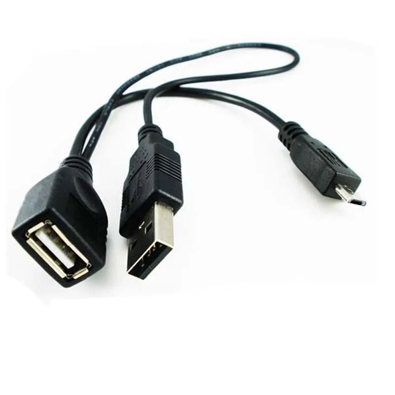 2 0 5 Pin Micro USB хост OTG кабель с питания мужской женский для сотового телефона Tablet PC
