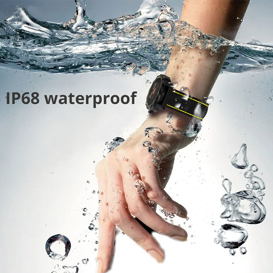 Умные часы COLMI SKY 1, IP68, водонепроницаемые, пульсометр, фитнес-трекер, Bluetooth, мужские Смарт-часы для iphone, Android, телефона