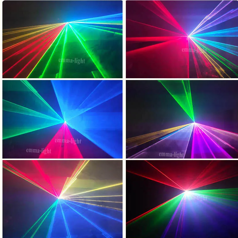 2 Вт RGB DMX полноцветный лазер-2 Вт Авто звуковая программа DJ сценический эффект 2000 МВт