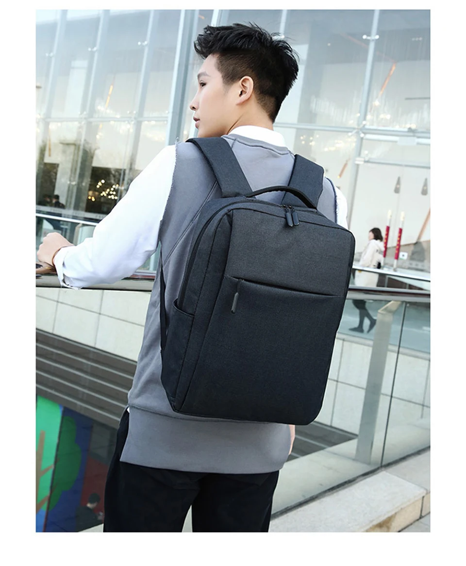 Mens Backpack 15.6 Inch Laptop Backpacks Male Notebook Back Pack USB Charging Travel Bagpack Student Waterproof Women Style Bags (26)