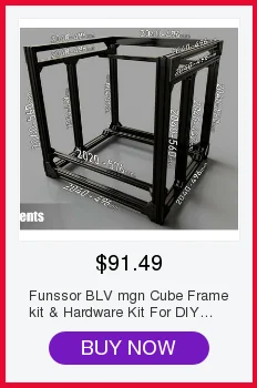 Funssor BLV mgn Cube рамка Экструзия+ MGN 12H комплект направляющих для DIY CR10 3d принтер Z высота 565 мм