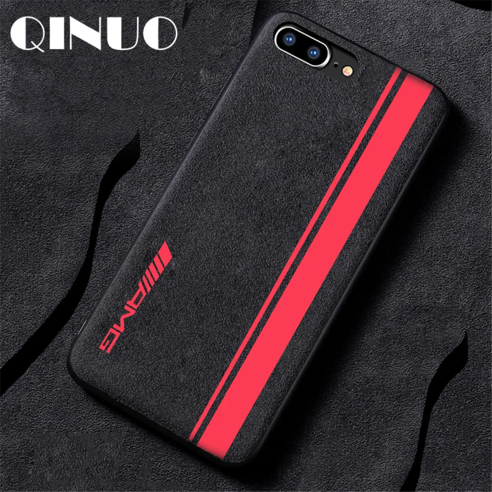 

QINUO AMG Silk LOGO Suede Fur Case For iPhone 7 8 6 6S Plus XS Max XR Luxury Supercar Etui Coque Telefon Kilifi Cover Funda Capa