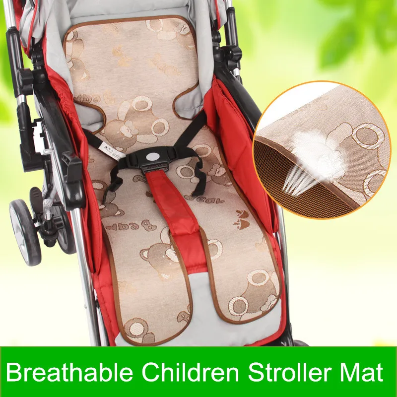 Baby Summer Cool Stroller Linen Mat Toddler Seat Cushion Stroller