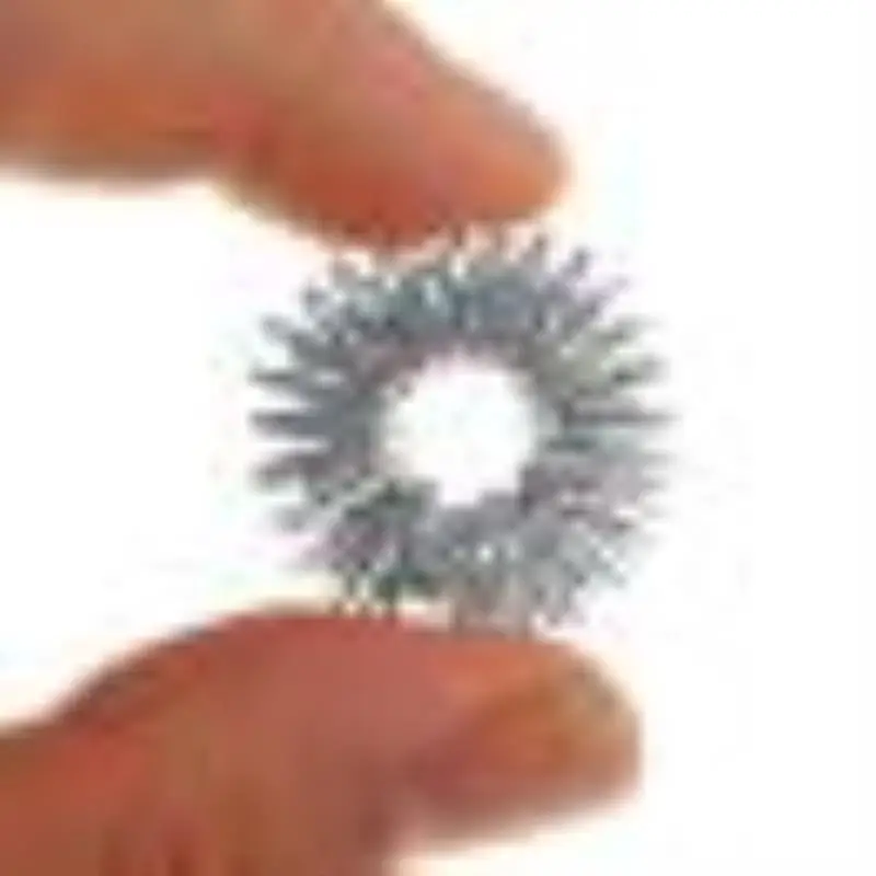 Finger Ring Toy Stress Relief Spiky Sensory Spring Fingers Rings Autism Anti Toy Stress Kids Finger Acupressure Message Ring