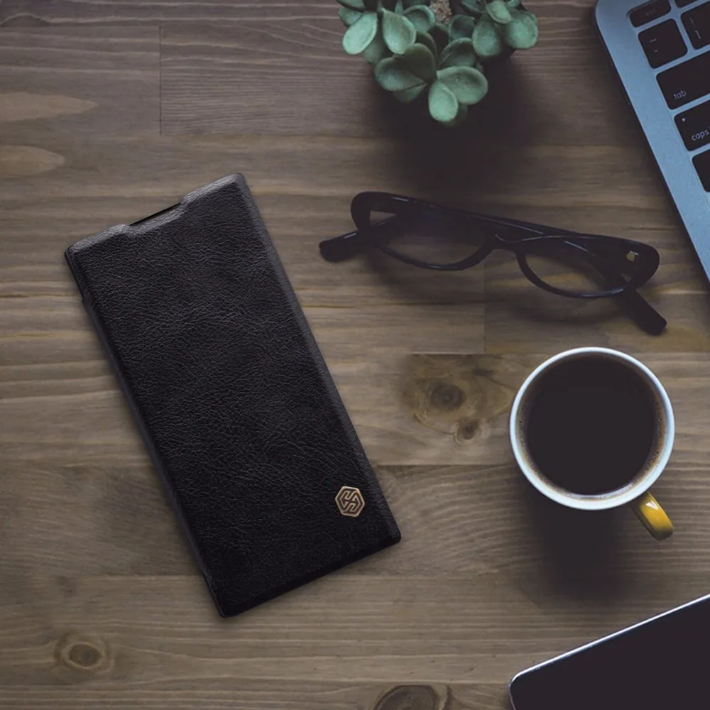 Чехол для телефона NILLKIN кожаный чехол книжка Sony Xperia XA2 Ultra с умным окошком Ultra|case