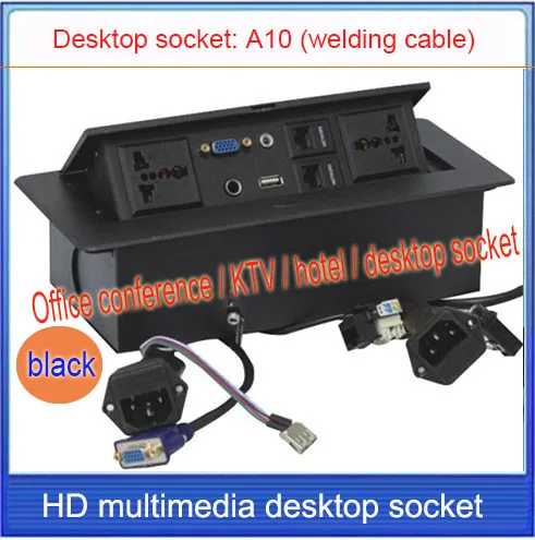 Настольный разъем/Скрытый/микрофон 3 5 аудио VGA USB сеть информационный выход