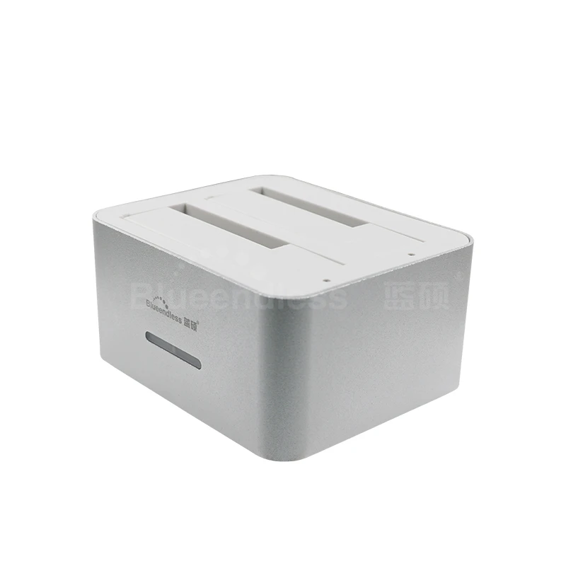 1pcs hdd housing box for 2 bay 4 TB per esata SATA II SATA III usb 3