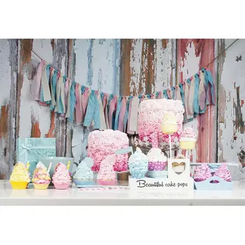 

Cake Colorful Cute Photography Backgrounds Vinyl cloth High quality Computer printed children backdrop