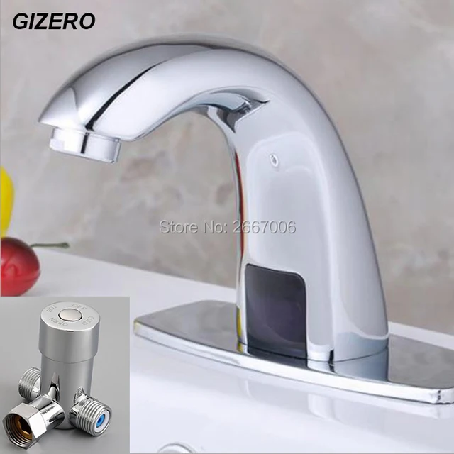 Gizero Free Shipping New Hot Cold Automatic Hands Touch Gizero Free Shipping New Hot Cold Automatic Hands Touch Sensor Faucet Bathroom Mixer Tap