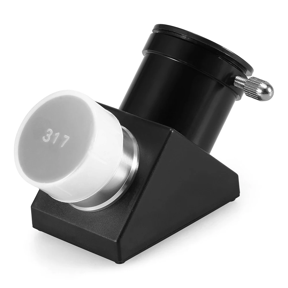 Astronomical Telescope Mirror Erecting 1.25IN 45 / 90 Degrees Zenith Diagonal Adapter Positive Optic Eyepiece Accessories 5