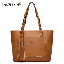 Роскошные женские сумки, дизайнерская сумка для ноутбука с кисточками, плетеная Большая вместительная сумка с верхней ручкой, женская сумка на плечо