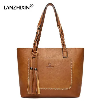 

Luxury Handbags Women Bags Designer Laptop Hand Bag Tassel Plaited Large Capacity Top Handle Tote Women Shoulder Bag