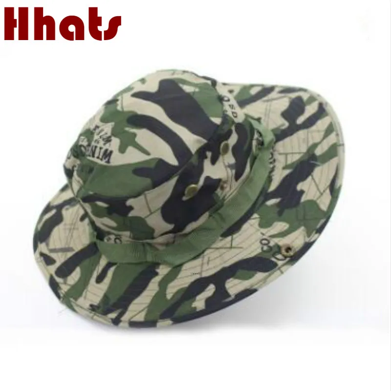 Buy which in shower camo wide brim bucket hat with