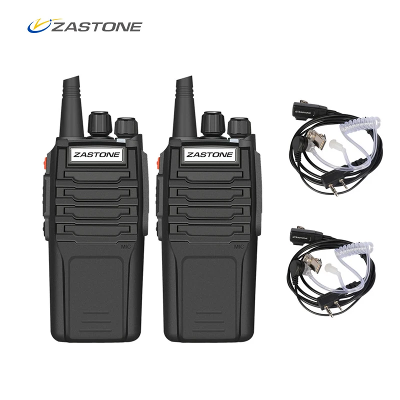 (2pcs)Zastone Walkie Talkie A9 10W Radio Amador UHF 400-480MHz Handheld Transceiver CB Radio Portable Comunicador