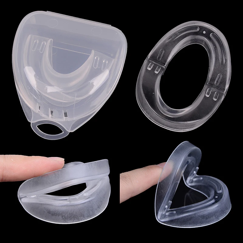 

Foldable Double Layer Mouthpiece Stop Snoring Device Bruxism Mouth Guard Apnea Aid Anti Oral Teeth Grinding Sleep Apnea Guard