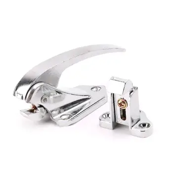 

Zinc Alloy Door Handle Lock Spring Loaded Pull Handle Latch for Oven Refrigerator Freezer