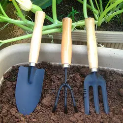 Садовые инструменты, из трех частей лопатой Скорпион цветок растет инструмент Семья цветы