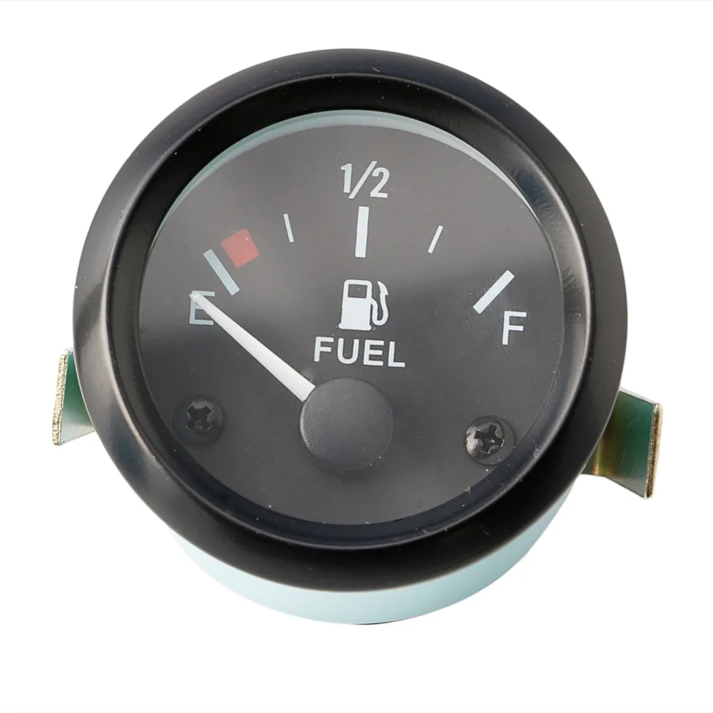 52mm Car Truck Parts Gauges Fuel Gauges Meter w/ Fuel Sensor E 1/2 F