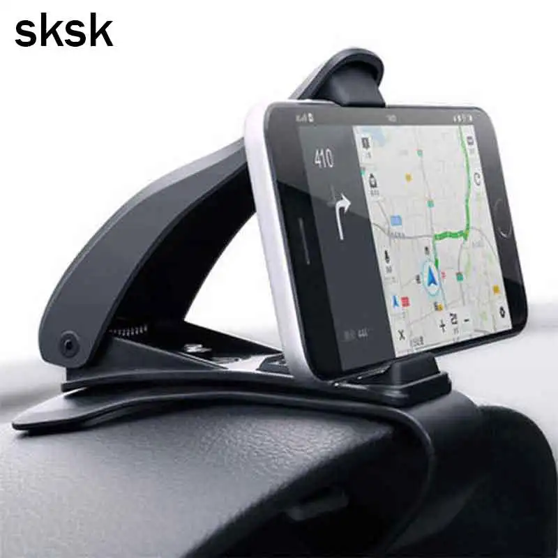 SKSK обновление с нескользящей подошвой для пар 360 Вращение приборной панели автомобиля держатель для iPhone 7, 8, 8 Plus, X samsung gps HUD дизайн автомобильный держатель для телефона на магните
