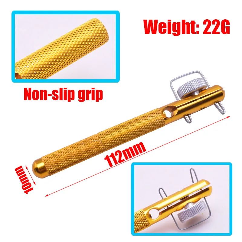 WDAIREN Full Metal Fishing Hook Knotting Tool & Tie Hook Loop Making Device & Hooks Decoupling Remover Carp Fishing Accessories WDAIREN Full Metal Fishing Hook Knotting Tool & Tie Hook Loop Making Device & Hooks Decoupling Remover Carp Fishing Accessories