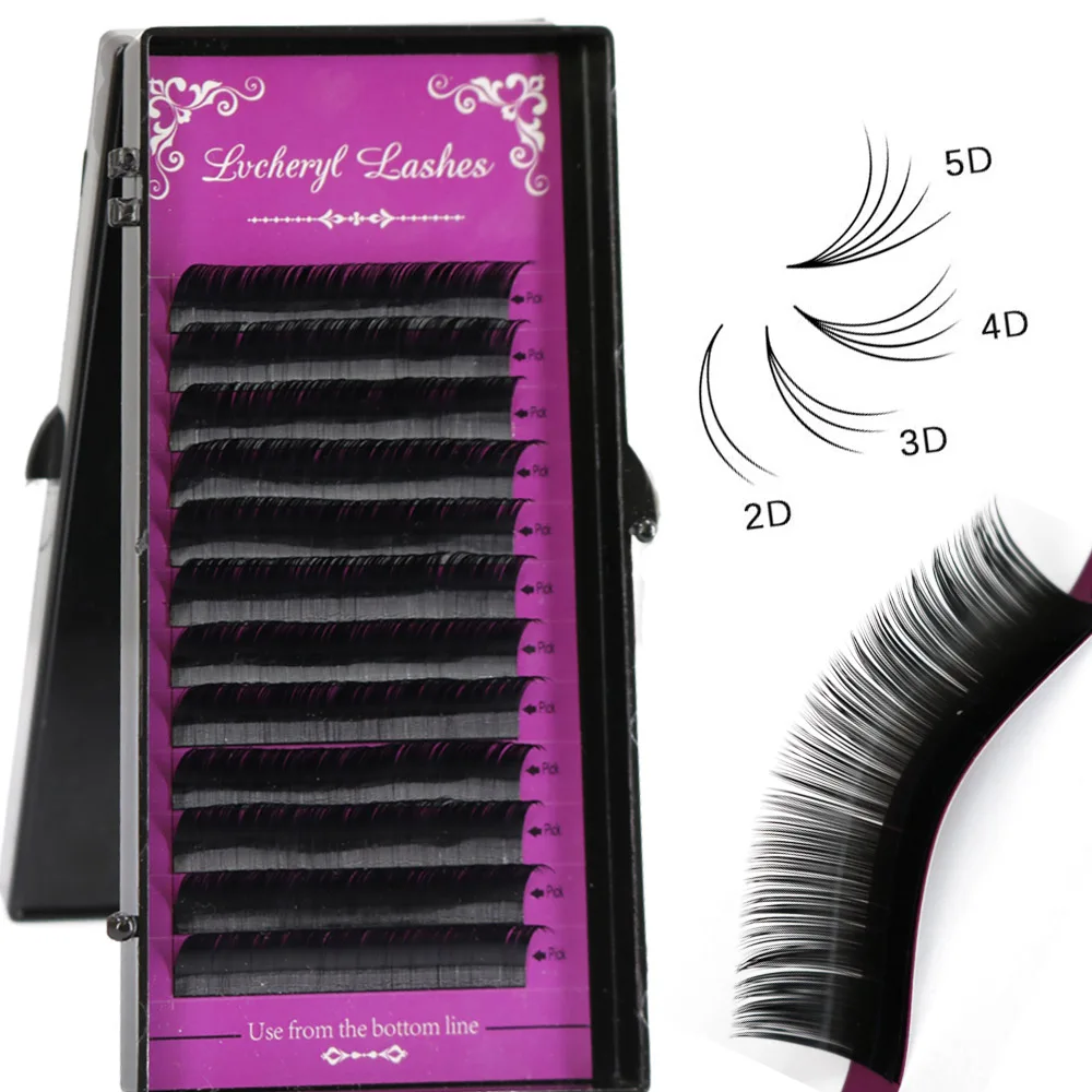 

Lvcheryl 1case High Quality Eyelash Extension Mink,Individual Eyelash Extension,Natural False Eyelashes Russian Volume Lashes