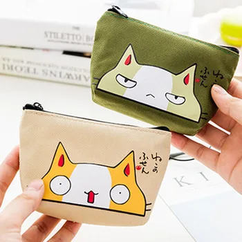 

Cat Coin Purse Women Wallet Small Cute Cartoon Animal Card Holder Key Bag Money Bags for Girls Ladies Purse Kids Children