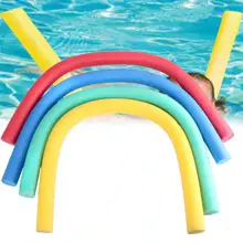 Colorful Water Floating Swimming Pool Noodle Foam Water Float Aid Woggle Solid Noodle Flexible Row Ring Kids pool Noodle Accesso