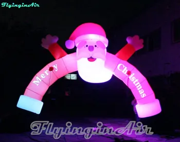 

6m Christmas Inflatable Lighting Santa Arch with Lights for Christmas