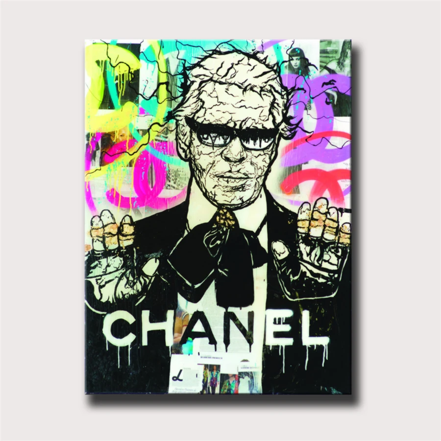 Alec Monopolys Lagerfeld HD Wall Art Холст с печатью постера декоративная живопись для офиса гостиной домашний декор